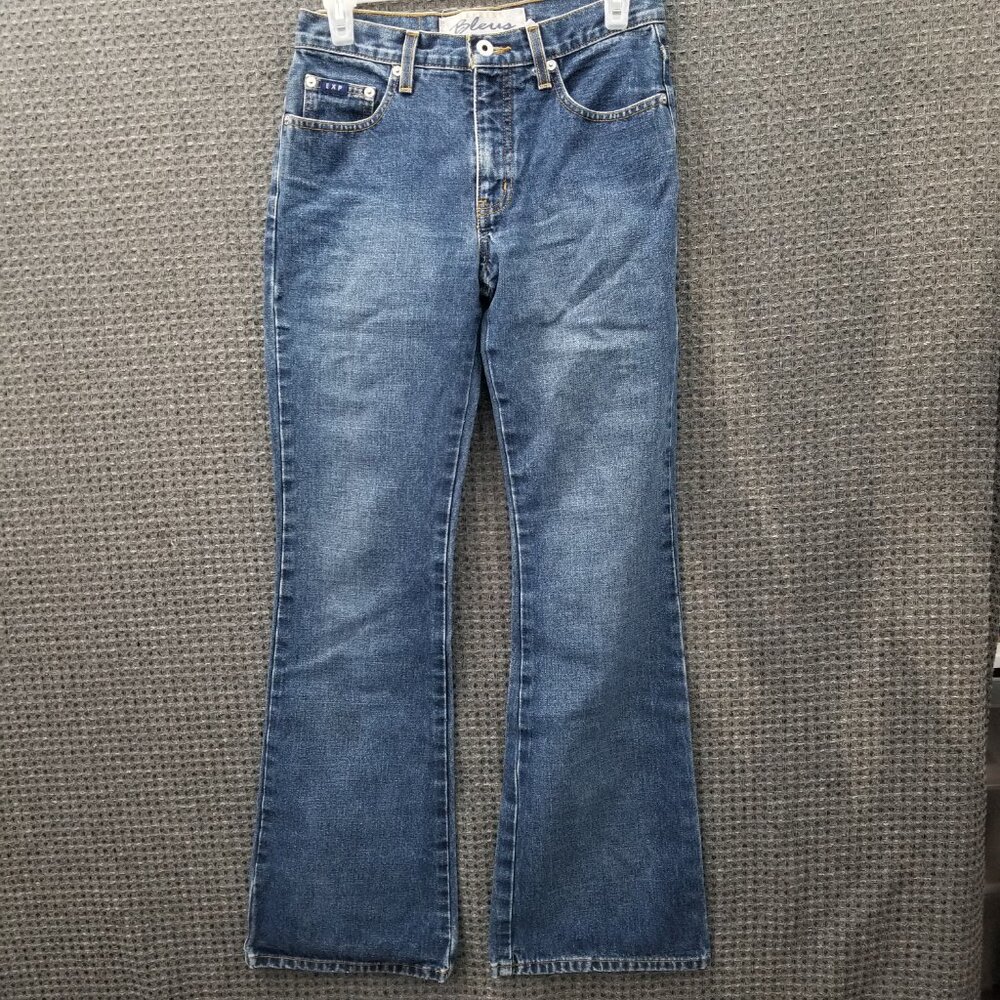 Express Bleus Jeans Cotton Extreme Flare Women's 3/4